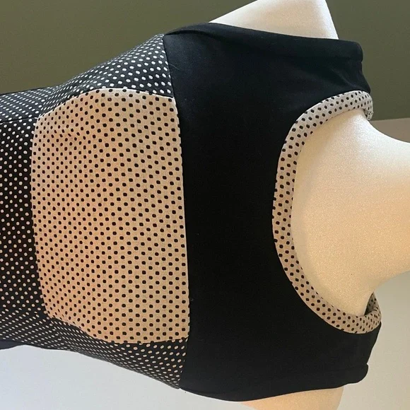 Anthropologie Black and White Patterned Mini Dress - Picture 4 of 9